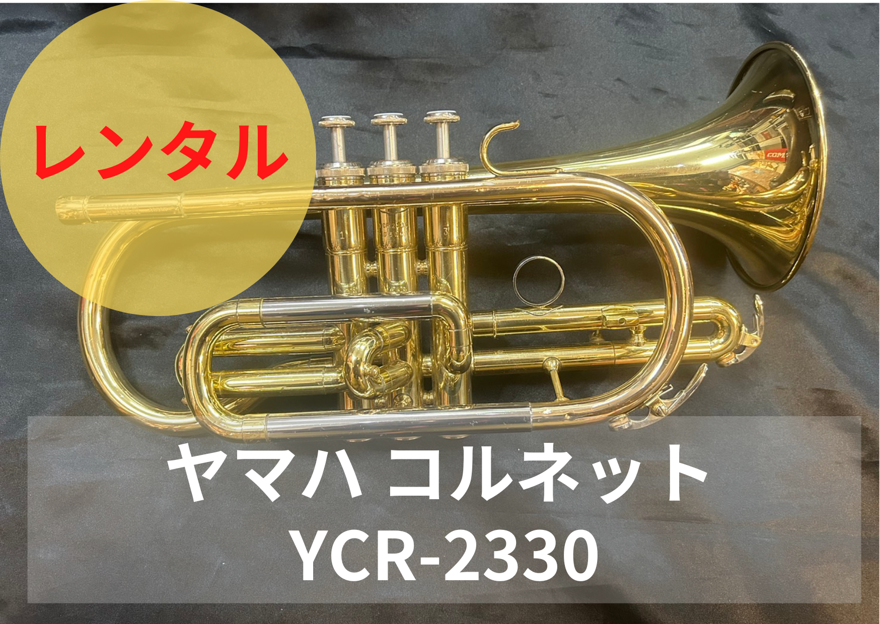 レンタル楽器 YAMAHA ヤマハ コルネット YCR-2330 – アルペジオ楽器