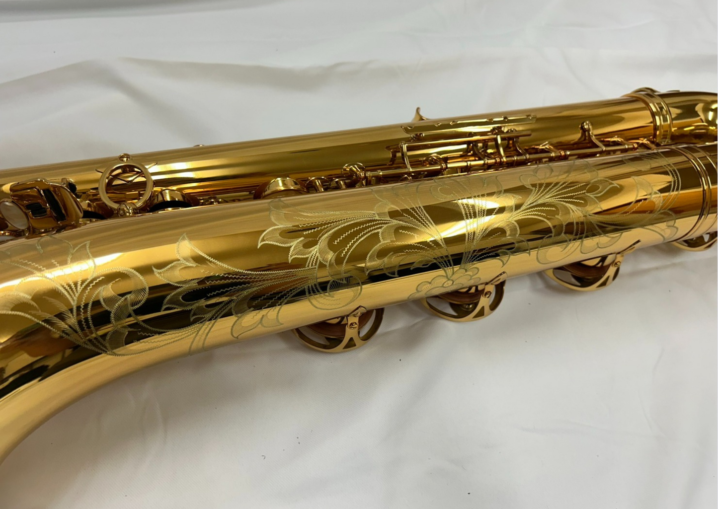 NEW!!改良版 レンタル楽器 アルペジオ楽器オリジナルバリトンサックス HighF#付き【レスト付き】シリーズ2