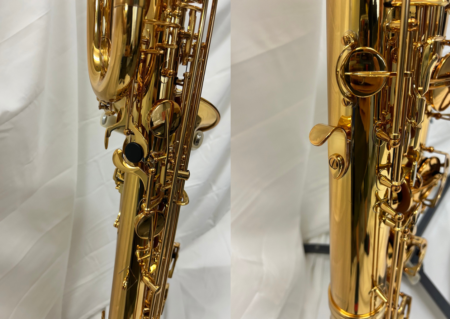 NEW!!改良版 レンタル楽器 アルペジオ楽器オリジナルバリトンサックス HighF#付き【レスト付き】シリーズ2