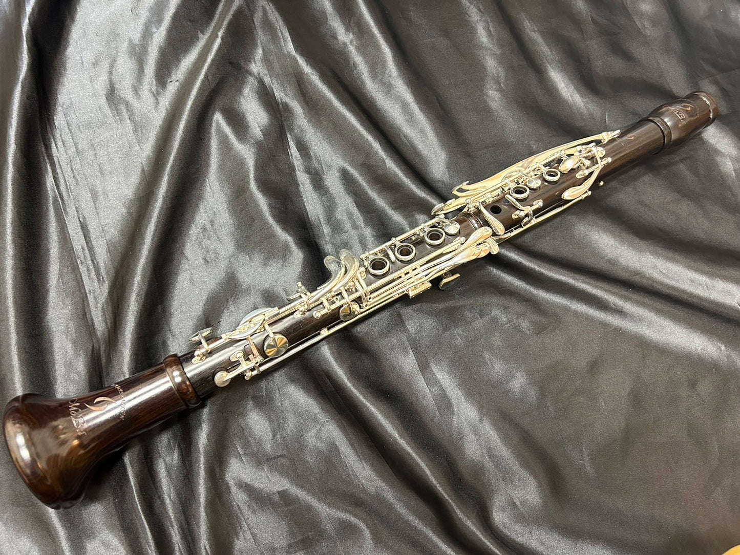 中古 バックーン Backun MoBa モバ  B♭Clarinets B♭クラリネット  キィ銀メッキ