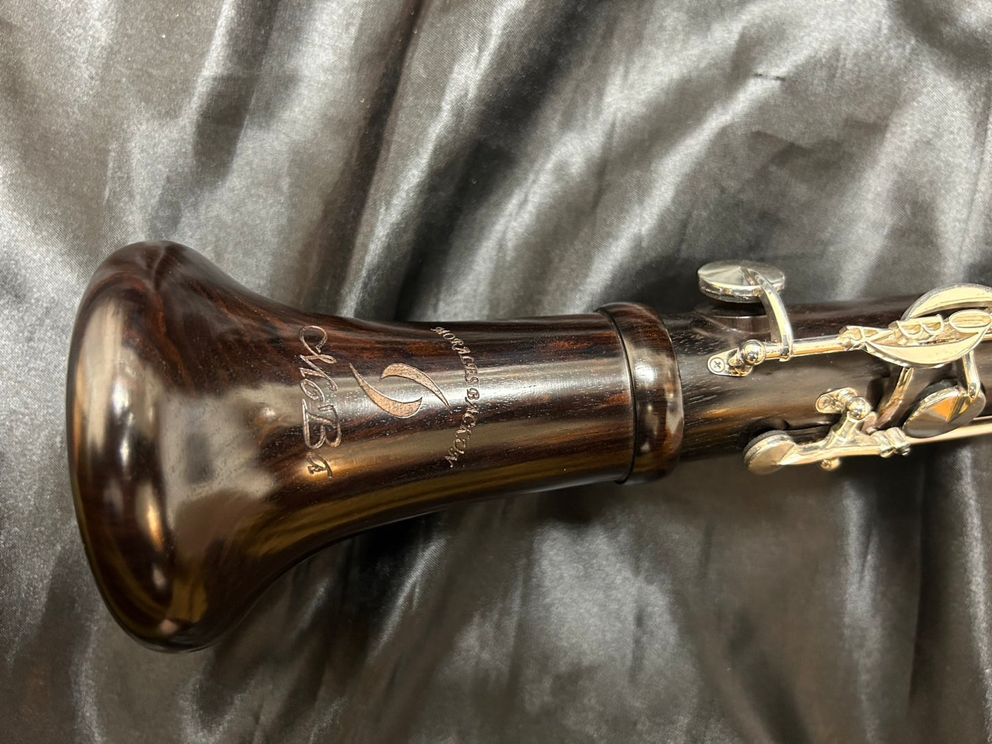 中古 バックーン Backun MoBa モバ  B♭Clarinets B♭クラリネット  キィ銀メッキ