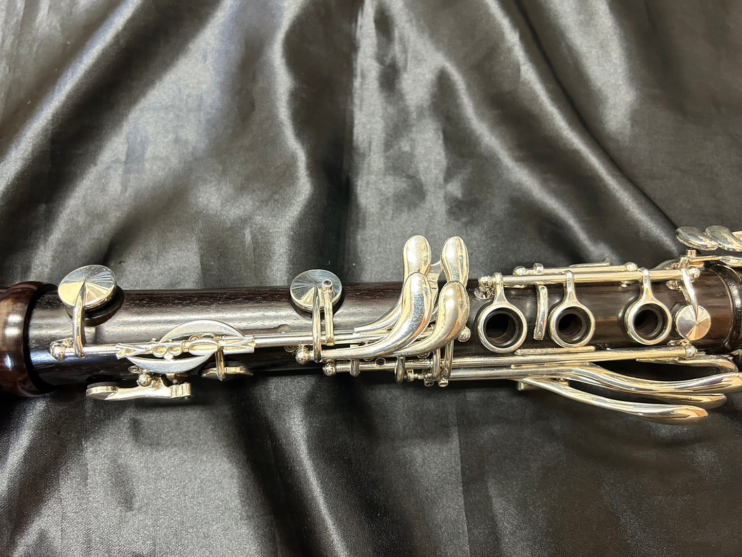 中古 バックーン Backun MoBa モバ  B♭Clarinets B♭クラリネット  キィ銀メッキ