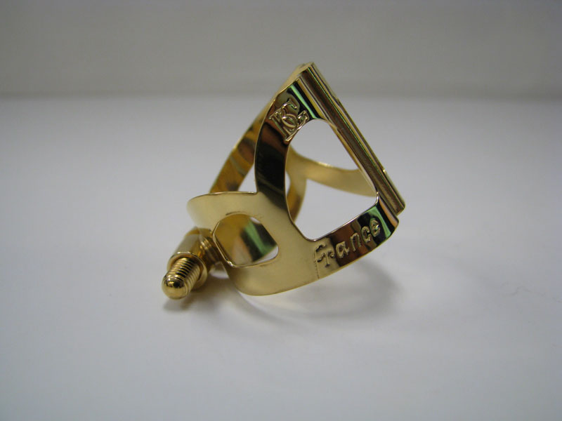 BG ソプラノサックス用リガチャー L50 ゴールドラッカー仕上げ