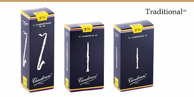 バンドレン Vandoren BASSクラリネットリード トラディショナル 5枚入