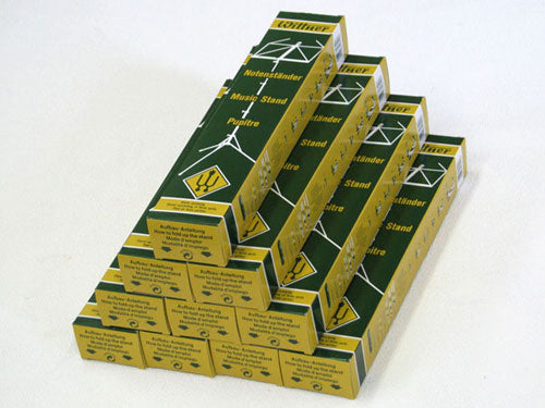 世界標準の譜面台 ウィットナー Wittner 折りたたみ式 黒 961D 20本まとめ買い