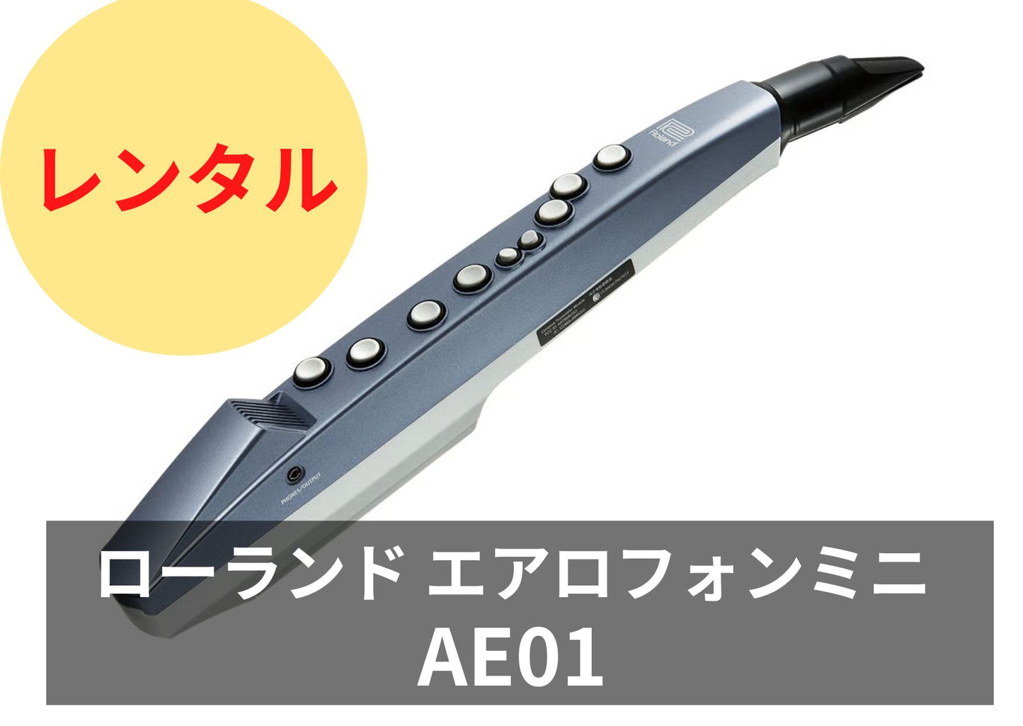 【新品】レンタル楽器 Roland ローランド エアロフォンミニ AE01