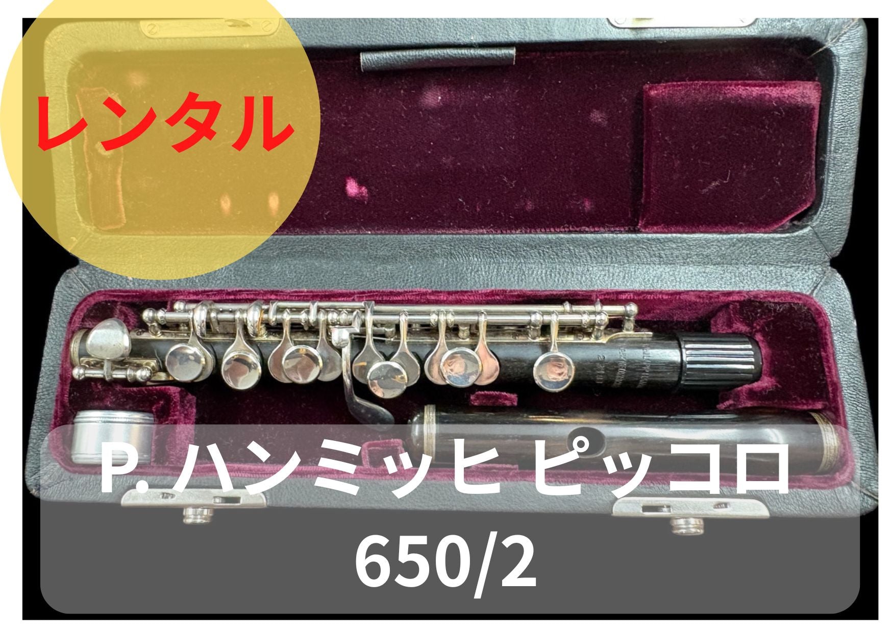 レンタル楽器 P.ハンミッヒ ピッコロ 650/2