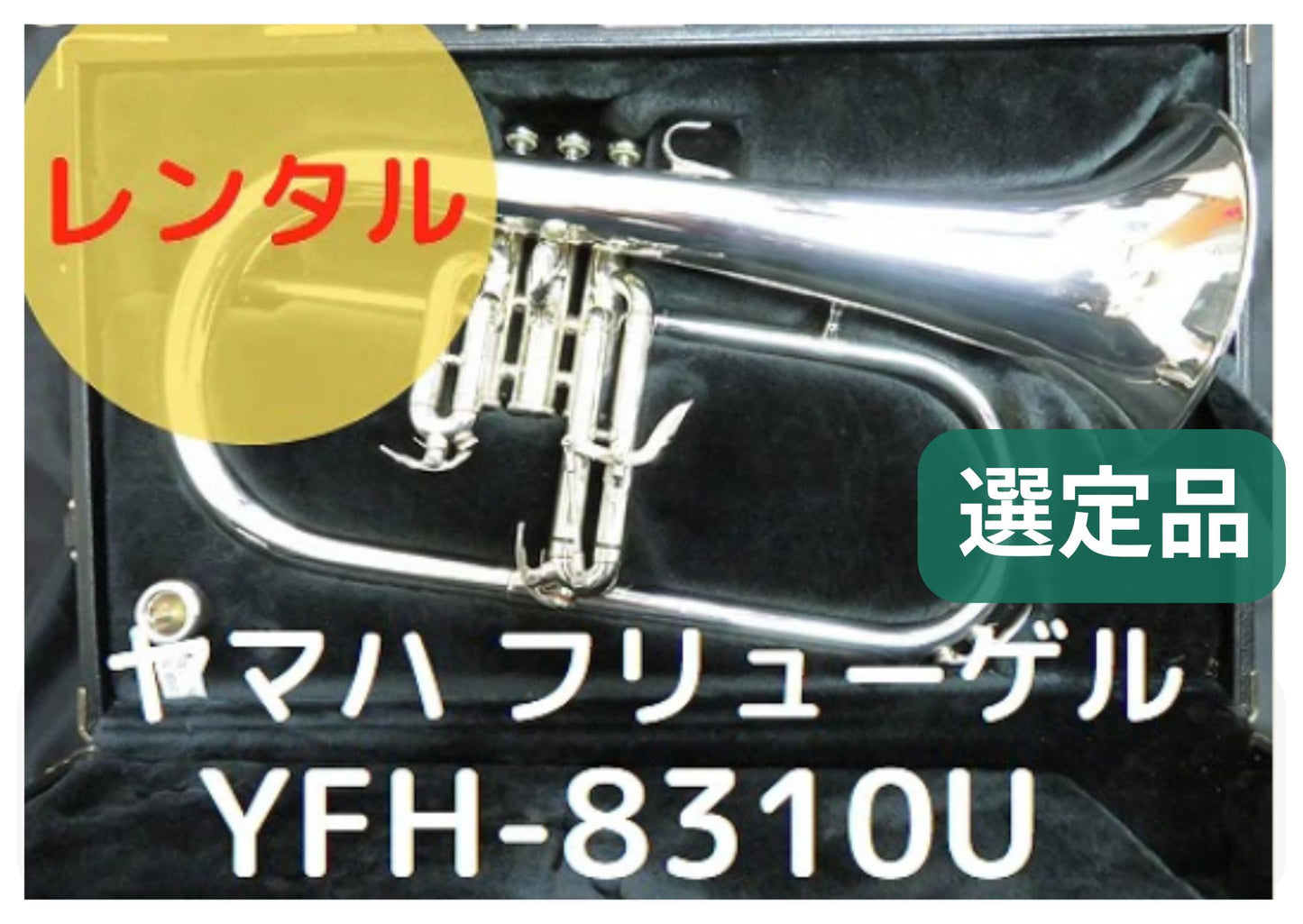 レンタル楽器　ヤマハ フリューゲルホルン YFH-8310US 【選定品】
