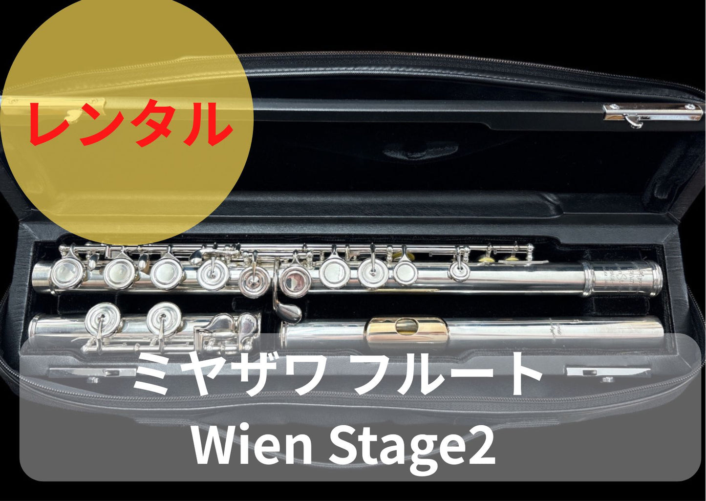 レンタル楽器 ミヤザワ フルート Wien Stage2