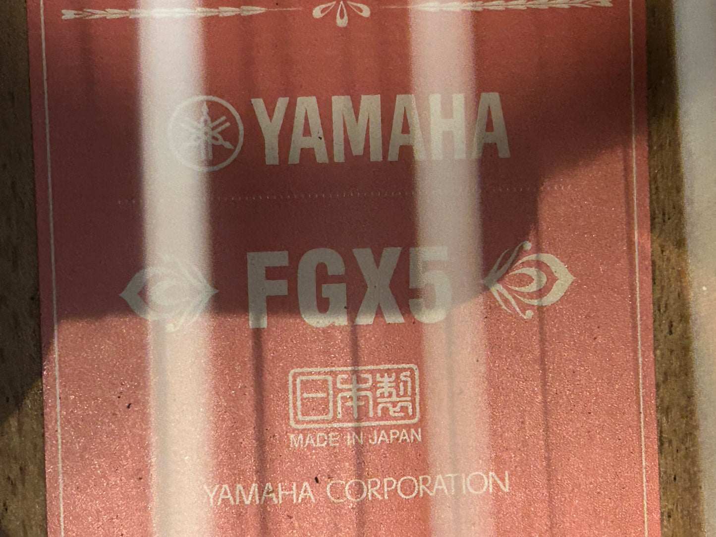 【中古】YAMAHA  ヤマハ  エレクトリック・アコースティックギター FGX5