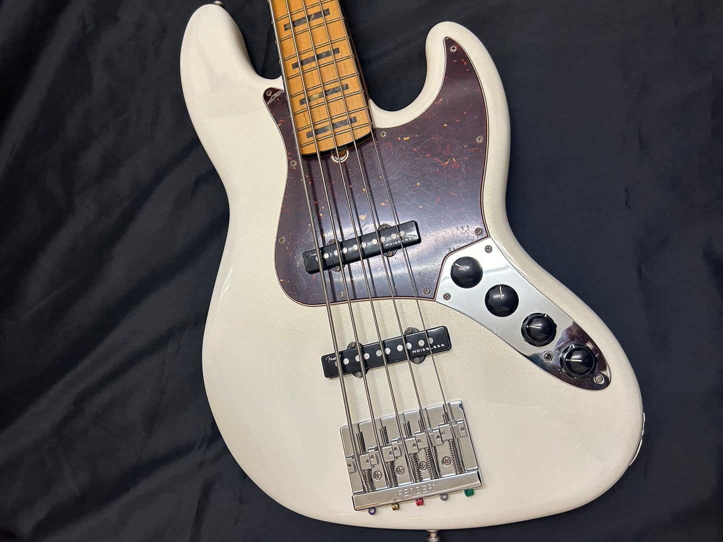 【中古】Fender USA / American Ultra Jazz Bass V Maple Fingerboard Arctic Pearl