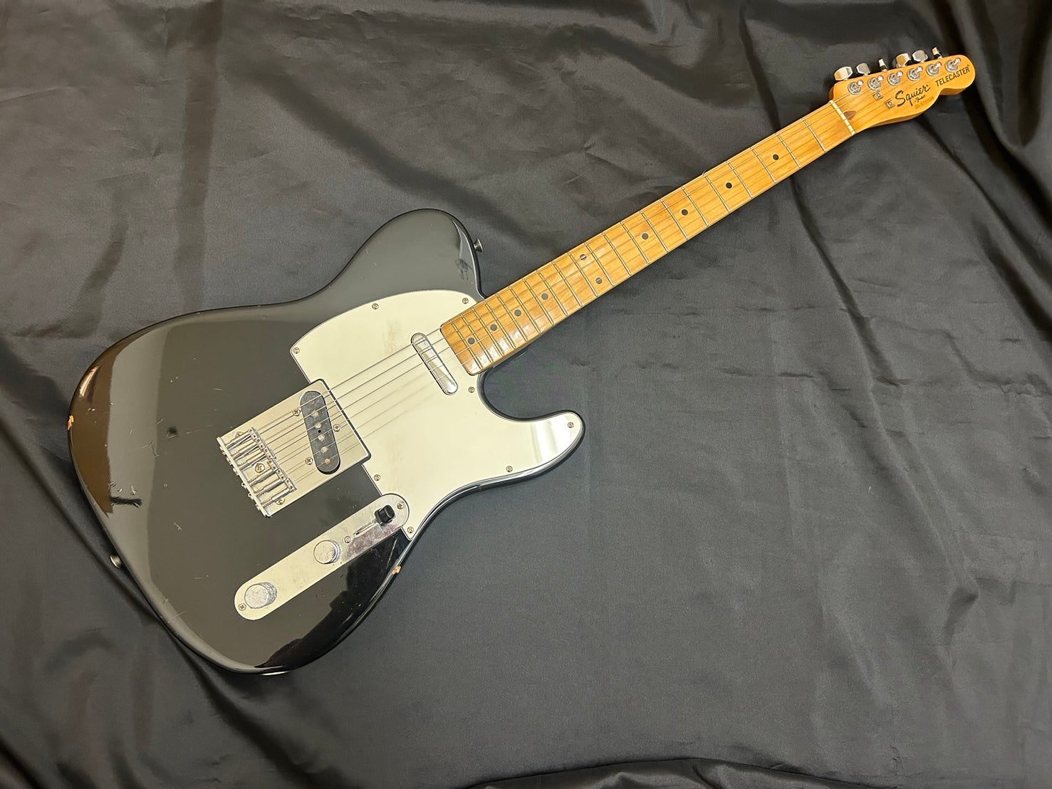 中古】Squier スクワイヤー Eシリアル フジゲン製 テレキャスター 80年代 ヴィンテージ BLK – アルペジオ楽器