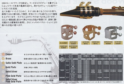 WOODSTONE ウッドストーン リガチャー バリトンサックス ラバー 